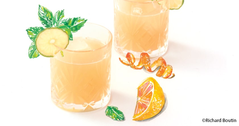 Agua Fresca Citron Pomelo Orange
